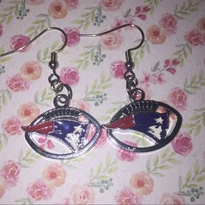New England Patriot Earrings